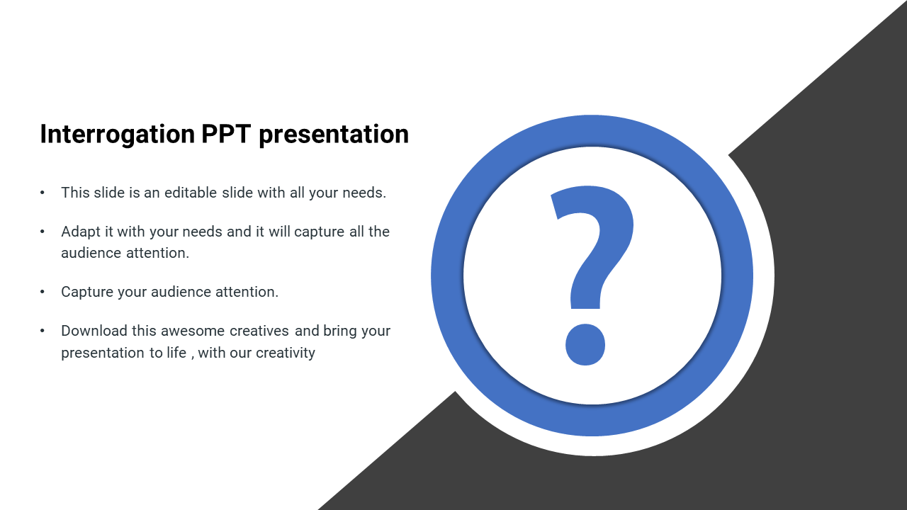 Interrogation PPT Presentation for Google Slides Template
